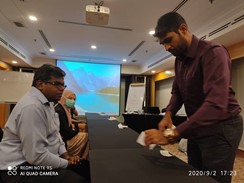 Dr. Murali in a lecture