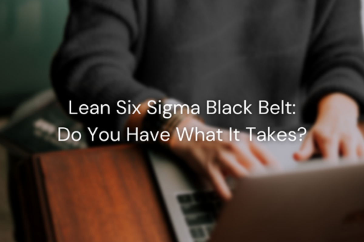 Lean Six Sigma Black Belt: Do You Have What It Takes?